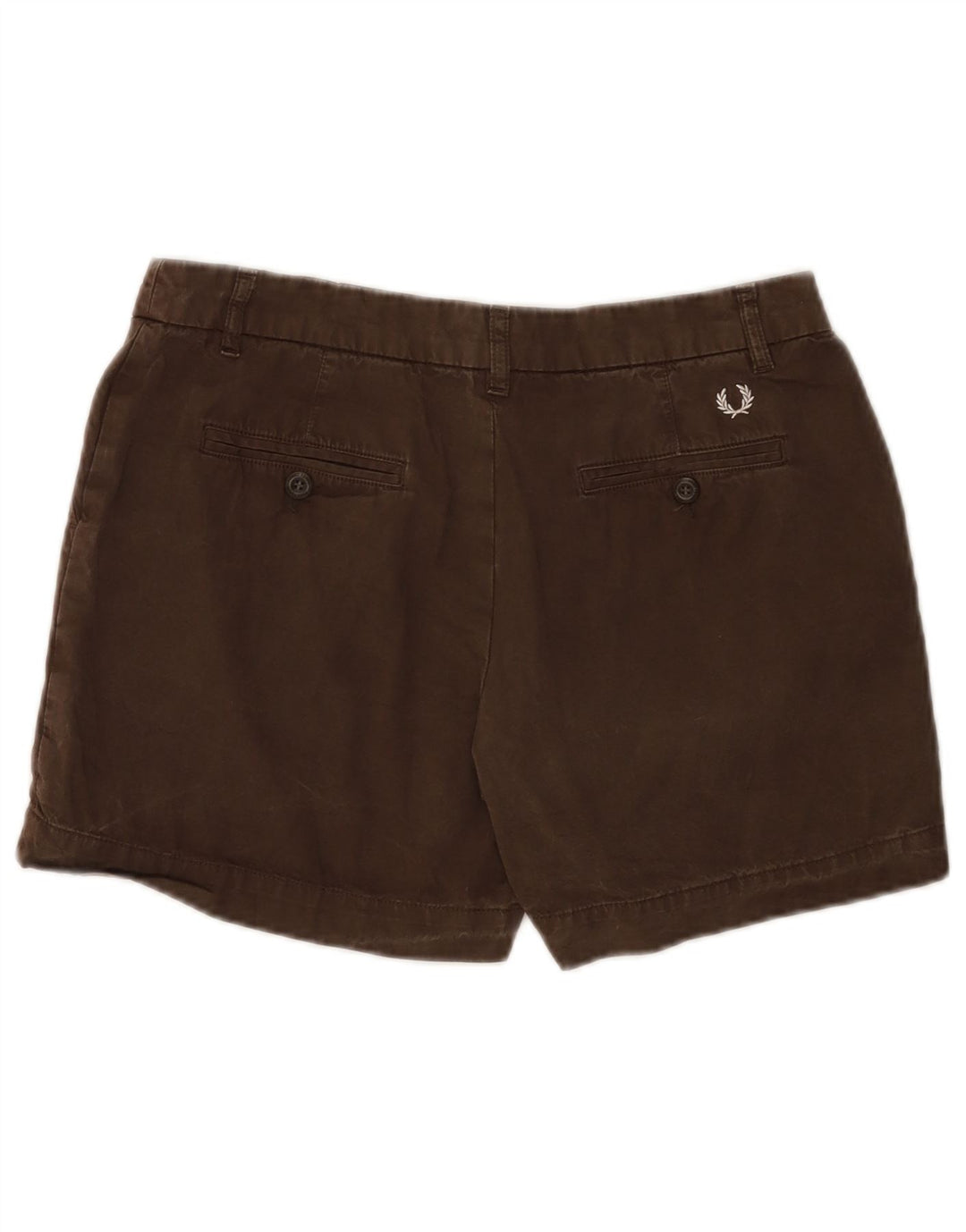 FRED PERRY Chino Shorts til kvinder IT 44 Medium W29 Brun Bomuld