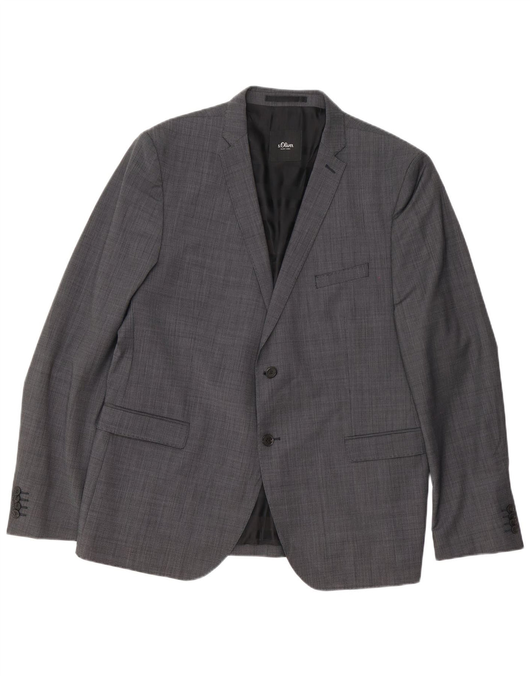 S.Oliver Herredragt med 2 knapstykker UK 46 3XL W38 L32 Grå Polyester