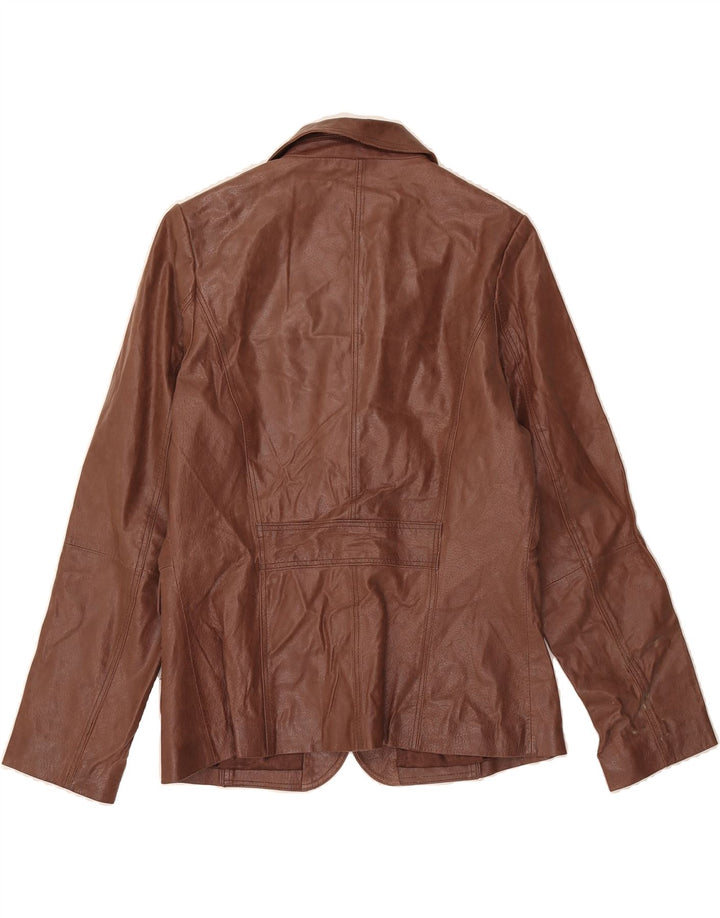 ESTELLE Womens Bomber Jacket IT 44 Medium Brown Vintage Estelle and Second-Hand Estelle from Messina Hembry 