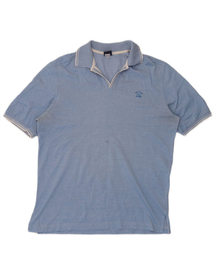 Paul & Shark Herre poloshirt Medium Blue Flecked