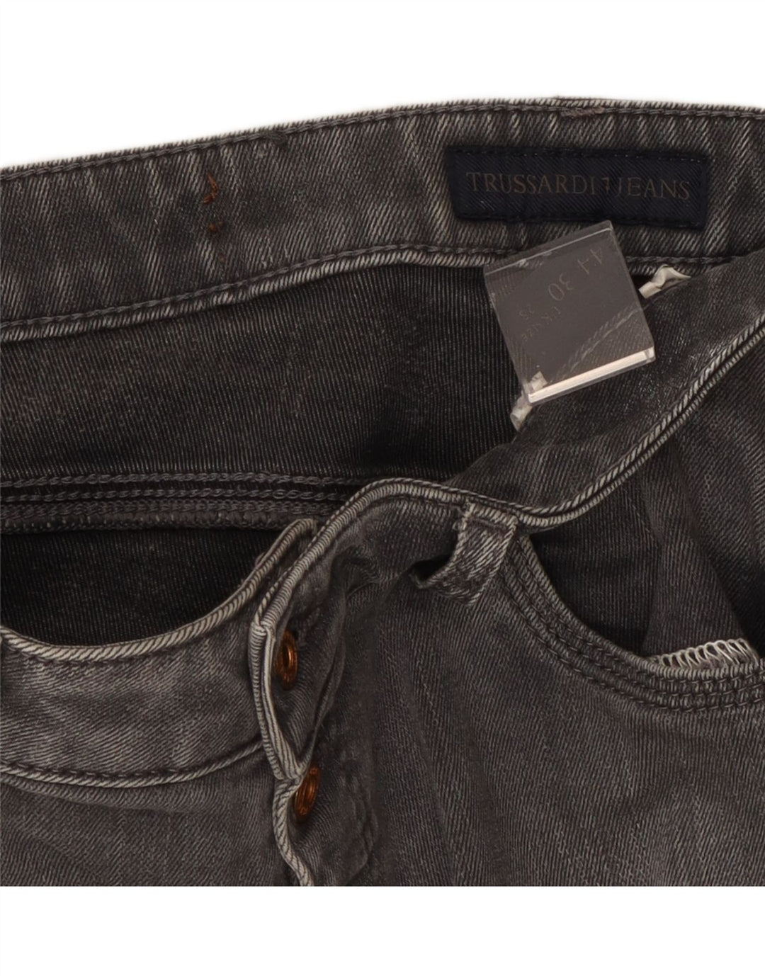 TRUSSARDI Slim Jeans til kvinder W28 L28 Grå bomuld