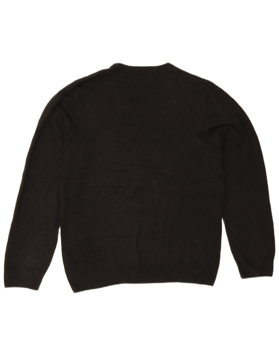 Marks & Spencer Herre Regular Fit V-hals sweater Medium Sort Akryl