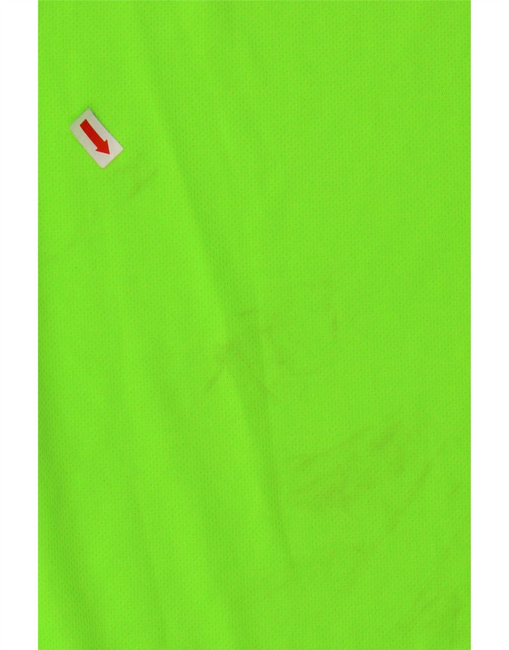 ADIDAS Mens Climalite Top Long Sleeve Large Green Polyester