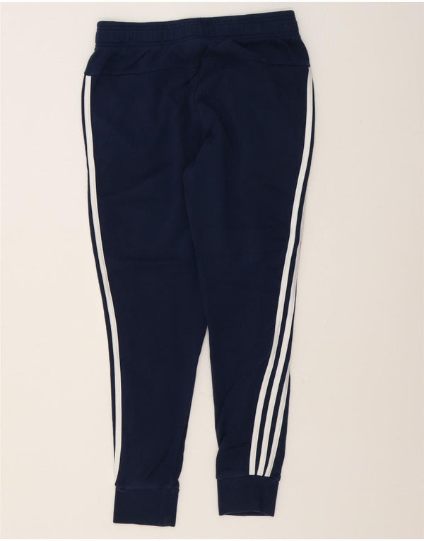 Adidas Womens Tracksuit Trousers Joggers UK 12 Medium Navy Blue