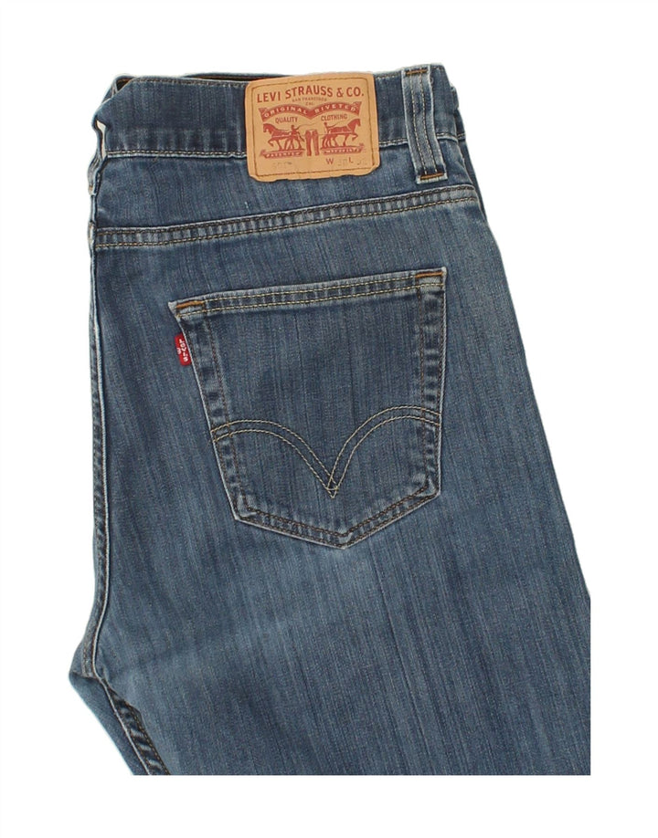 LEVI'S Straight jeans til mænd W38 L32 blå bomuld