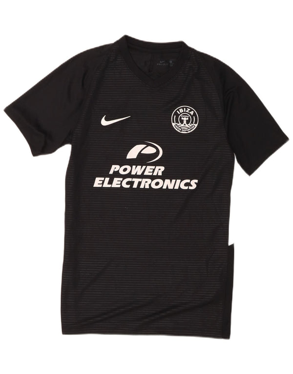 Nike Herre Ibiza Grafisk T-Shirt Top Lille Sort Polyester