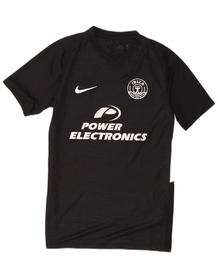 Nike Herre Ibiza Grafisk T-Shirt Top Lille Sort Polyester