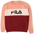 FILA Sweatshirt Jumper til kvinder UK 16 Stor flerfarvet farveblok