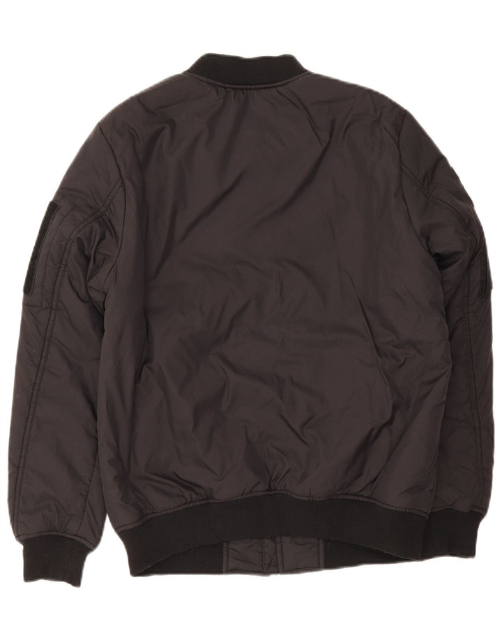 Zara Boys Graphic Bomber Jacket 13-14 År Sort Polyester
