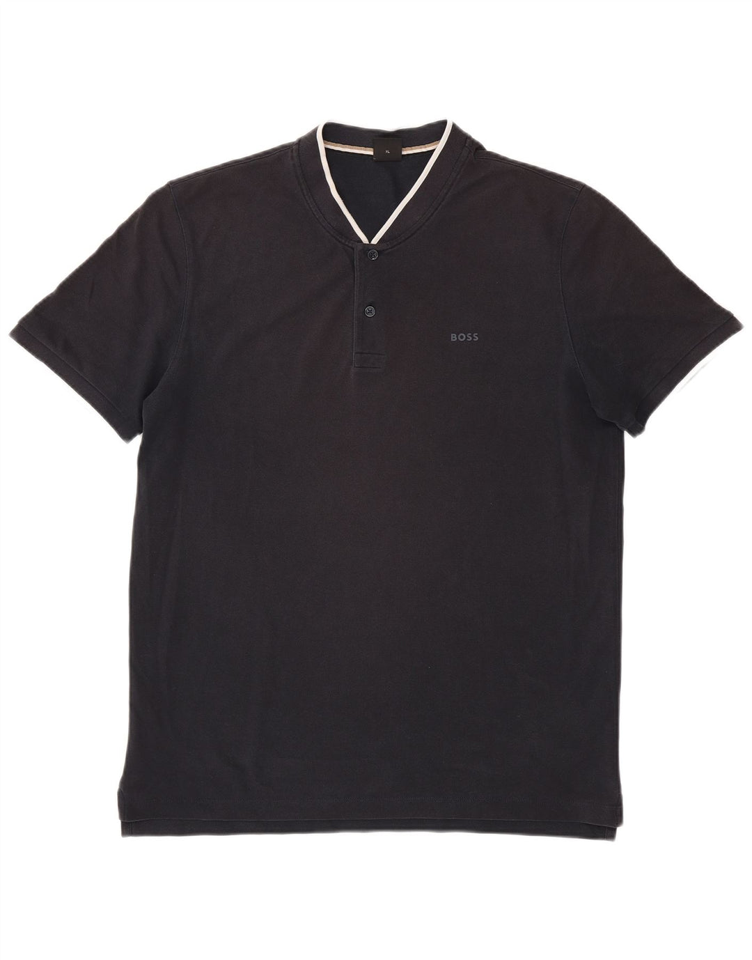 Hugo Boss Polo Shirt til mænd XL Sort Stribet