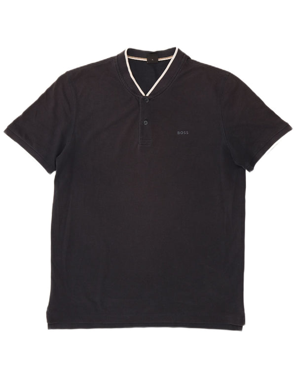 Hugo Boss Polo Shirt til mænd XL Sort Stribet