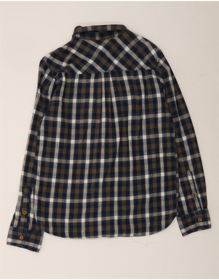 MOUNTAIN WAREHOUSE Mens Flannel Shirt Medium Navy Blue Check Cotton Vintage Mountain Warehouse and Second-Hand Mountain Warehouse from Messina Hembry 