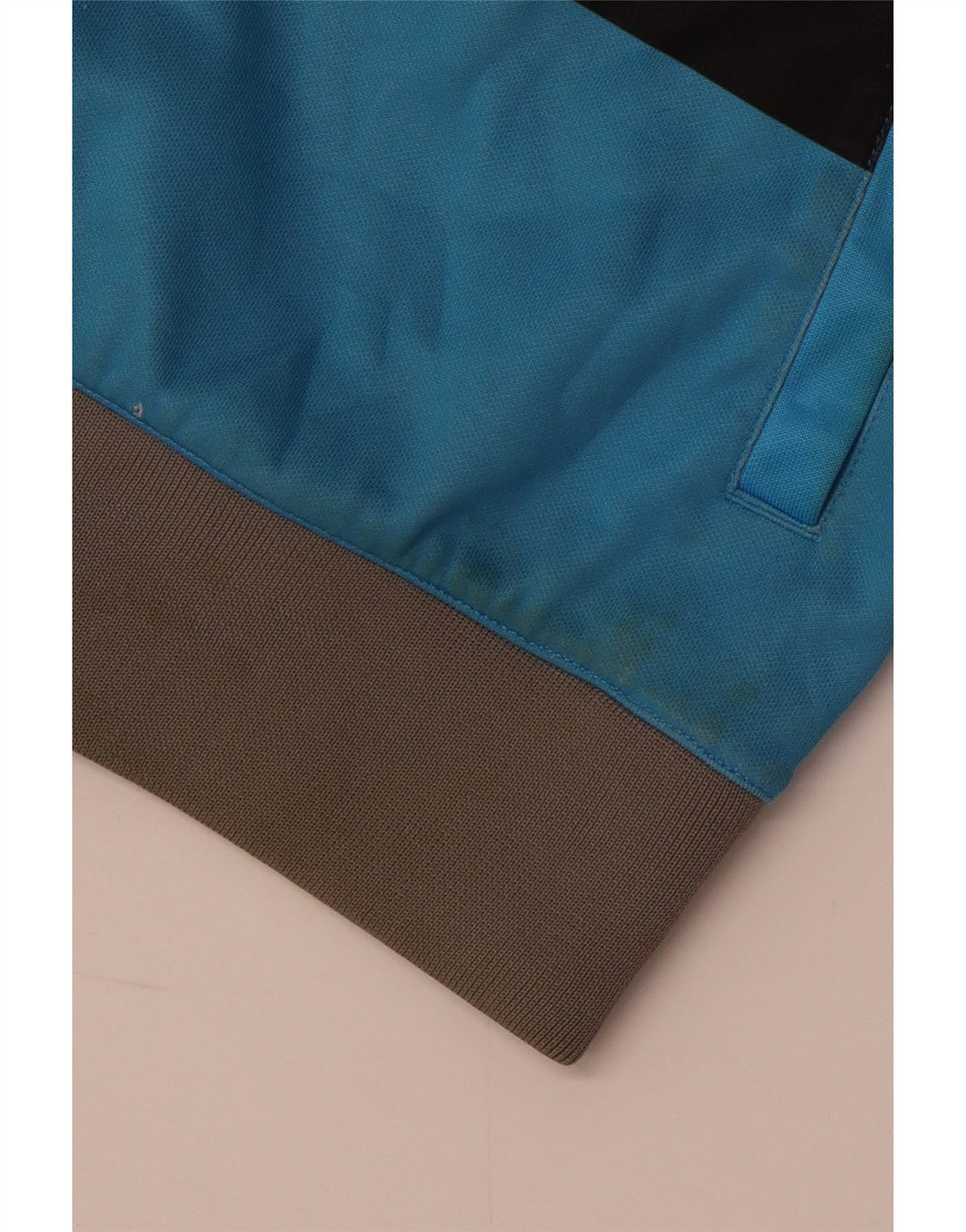 QUIKSILVER Dame træningsdragt topjakke UK 16 Stor blå farveblok