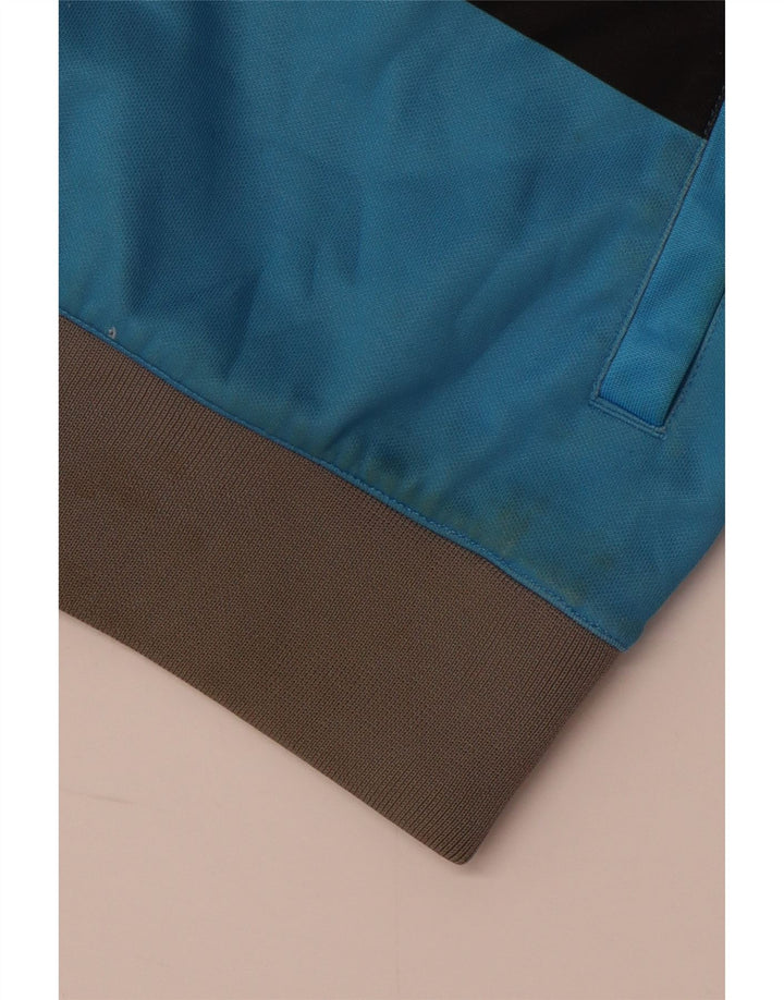 QUIKSILVER Dame træningsdragt topjakke UK 16 Stor blå farveblok