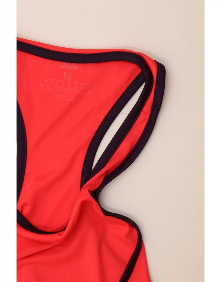 Adidas Dame Vest Top UK 12/14 Medium Rød