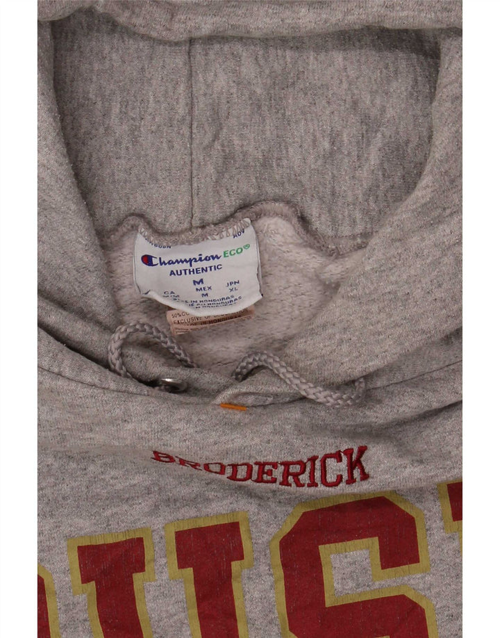 Champion Herre grafisk hættetrøje Jumper Medium Grey Flecked Bomuld