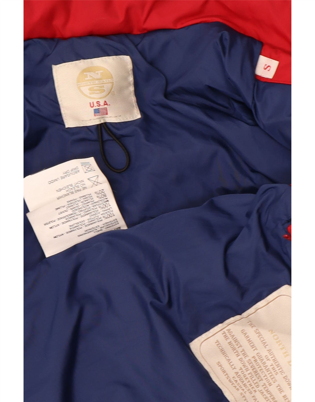 North Sails Dame Polstret Gilet UK 10 Lille rød polyamid