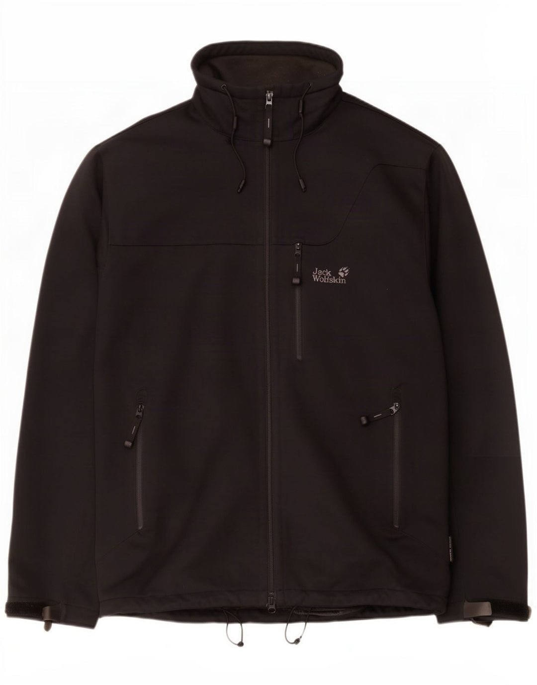 Jack Wolfskin Herre Windbreaker Jacket UK 48 2XL Sort Polyester