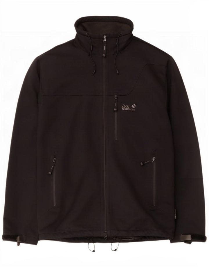 Jack Wolfskin Herre Windbreaker Jacket UK 48 2XL Sort Polyester