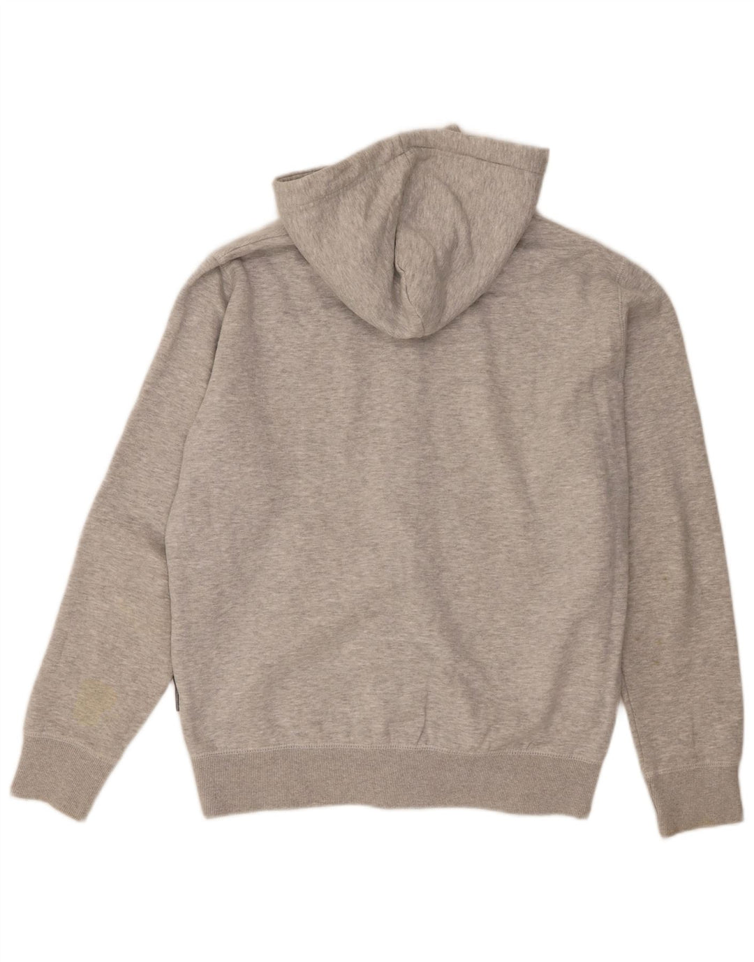 French Connection Herre Grafisk Regular Fit Hættetrøje Sweater med lynlås Stor Grå
