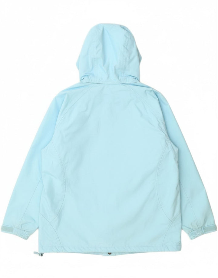 Helly Hansen Regnjakke med hætte til kvinder UK 18 XL Blå Polyester