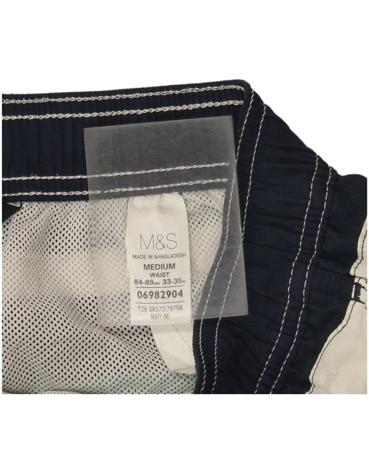 Marks & Spencer Herre Blue Harbor svømmeshorts Medium Navy Blue