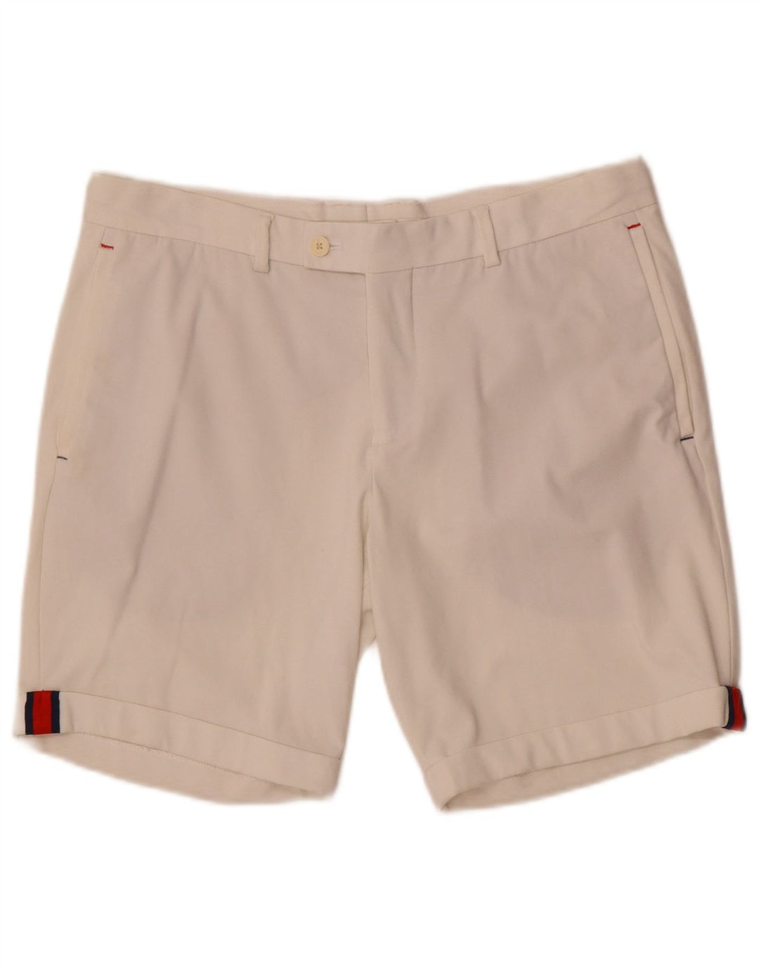 Zara Herre Chino Shorts EU 42 Large W32 White