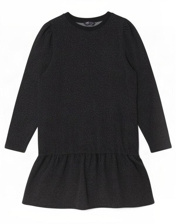 Marks & Spencer Dame Langærmet Jumper Dress UK 12 Medium Black