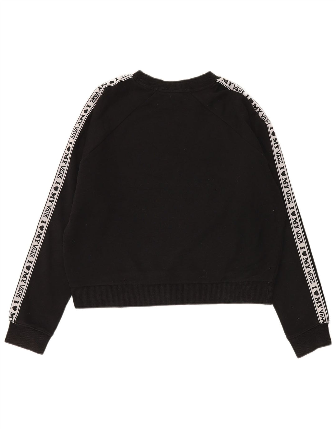 Vans Dame Grafisk Oversized Sweatshirt Jumper UK 10 Small Black Bomuld