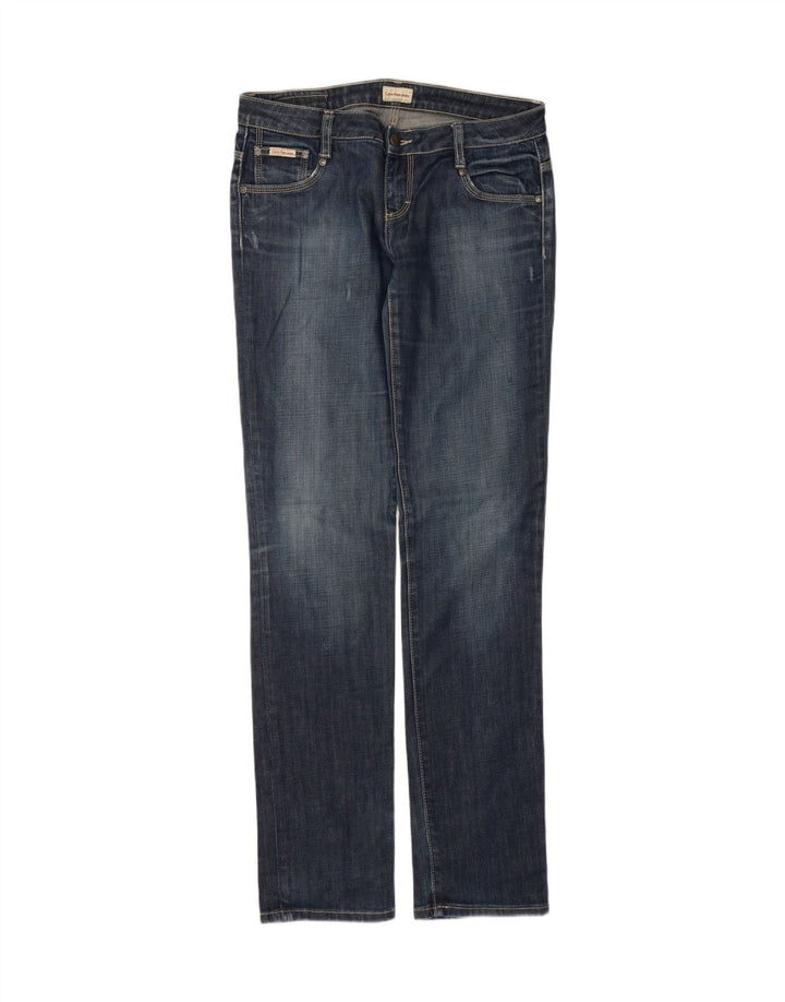 CALVIN KLEIN Womens Straight Jeans W30 L34 Blue Vintage Calvin Klein and Second-Hand Calvin Klein from Messina Hembry 