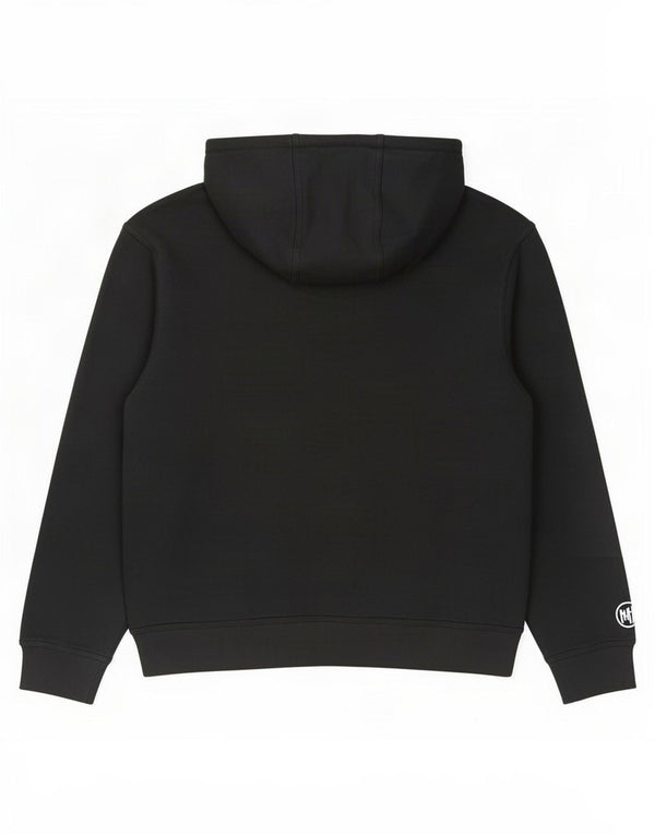 Nike Womens Hoodie Jumper UK 14 Medium Black Cotton