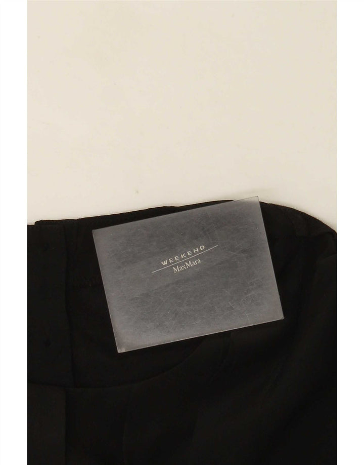 Max Mara Dame Weekend ærmeløs bluse Top UK 16 Large Black