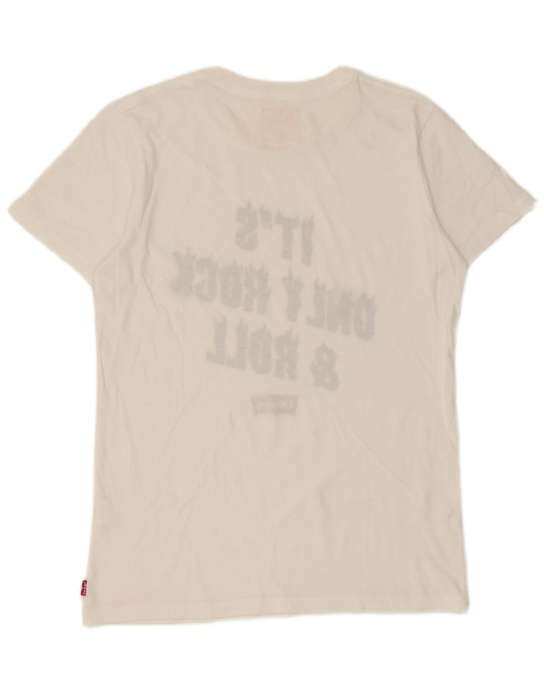Levi's Boys Grafisk T-Shirt Top 15-16 År Hvid Bomuld