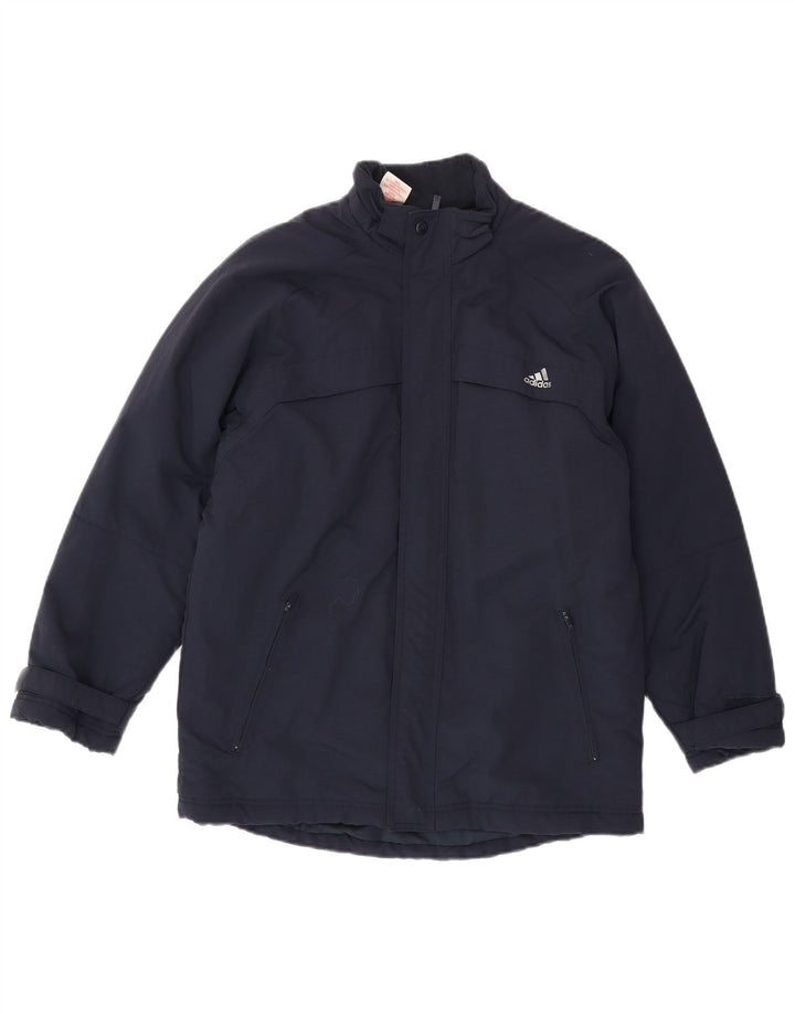 Adidas drenge grafisk vindjakke 13-14 år marineblå polyamid