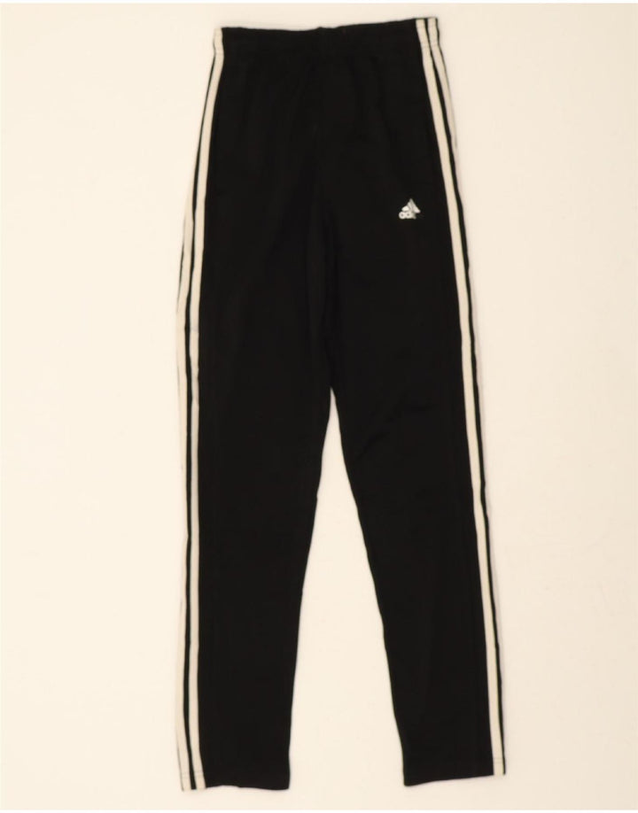 ADIDAS Mens Regular Fit Tracksuit Trousers Small  Black Vintage Adidas and Second-Hand Adidas from Messina Hembry 