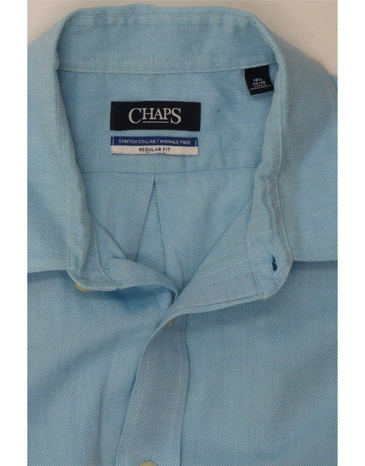 Chaps Herre Regular Fit skjorte str. 16 1/2 Large Blue