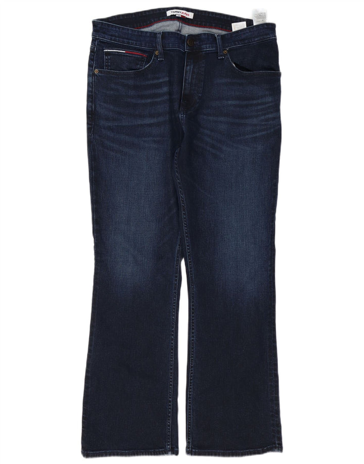 TOMMY HILFIGER Bootcut jeans til mænd W34 L30 Blå bomuld