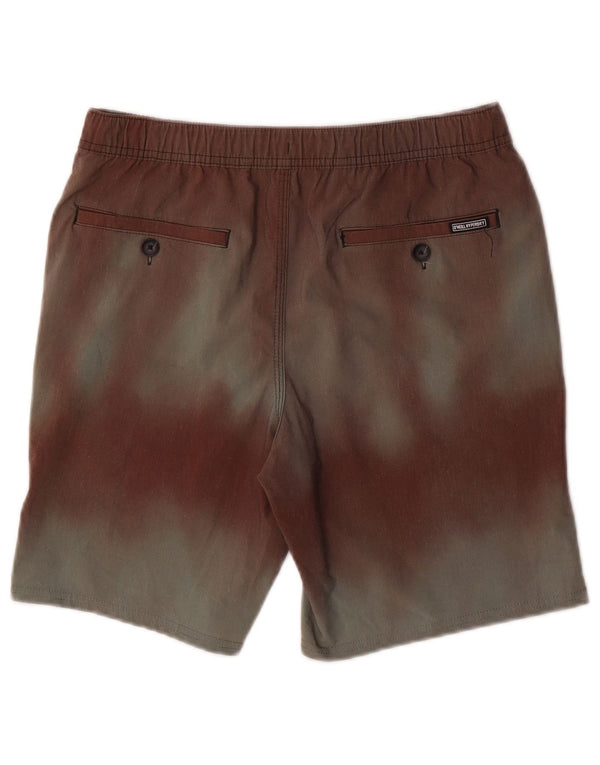 O'Neill Boys Sports Shorts 13-14 år XL Maroon Tie Dye Polyester