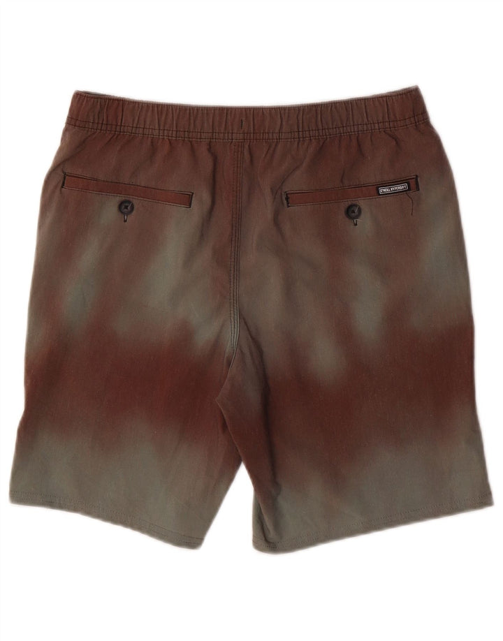 O'Neill Boys Sports Shorts 13-14 år XL Maroon Tie Dye Polyester