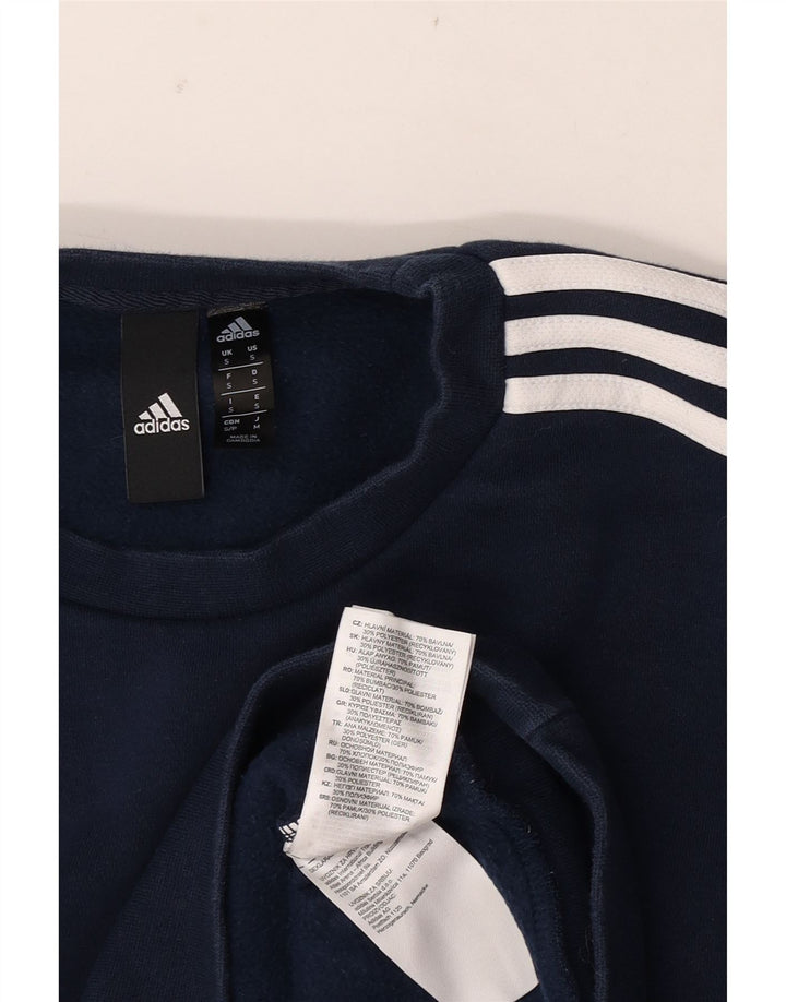 Adidas Sweatshirt til mænd, lille marineblå bomuld