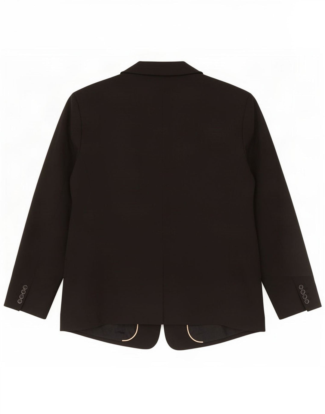 Michael Kors Dame 1-knaps blazerjakke US 22 3XL Sort Polyester Modern