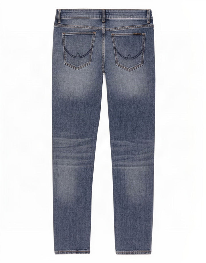 Superdry Straight Jeans til mænd W30 L30 Blå Bomuld
