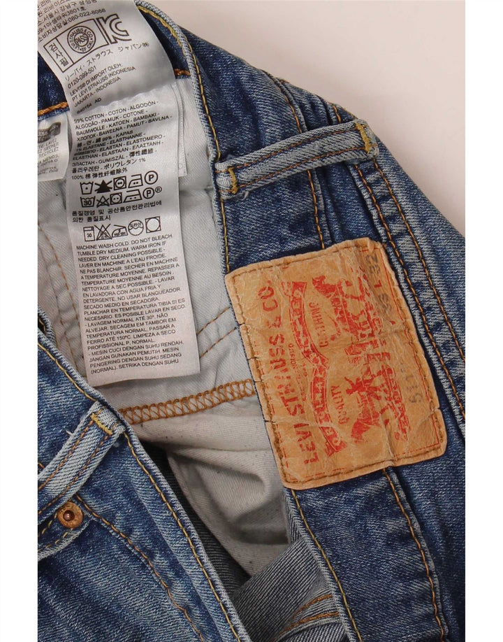 Levi's Herre 511 Slim Jeans W33 L32 Blå Bomuld