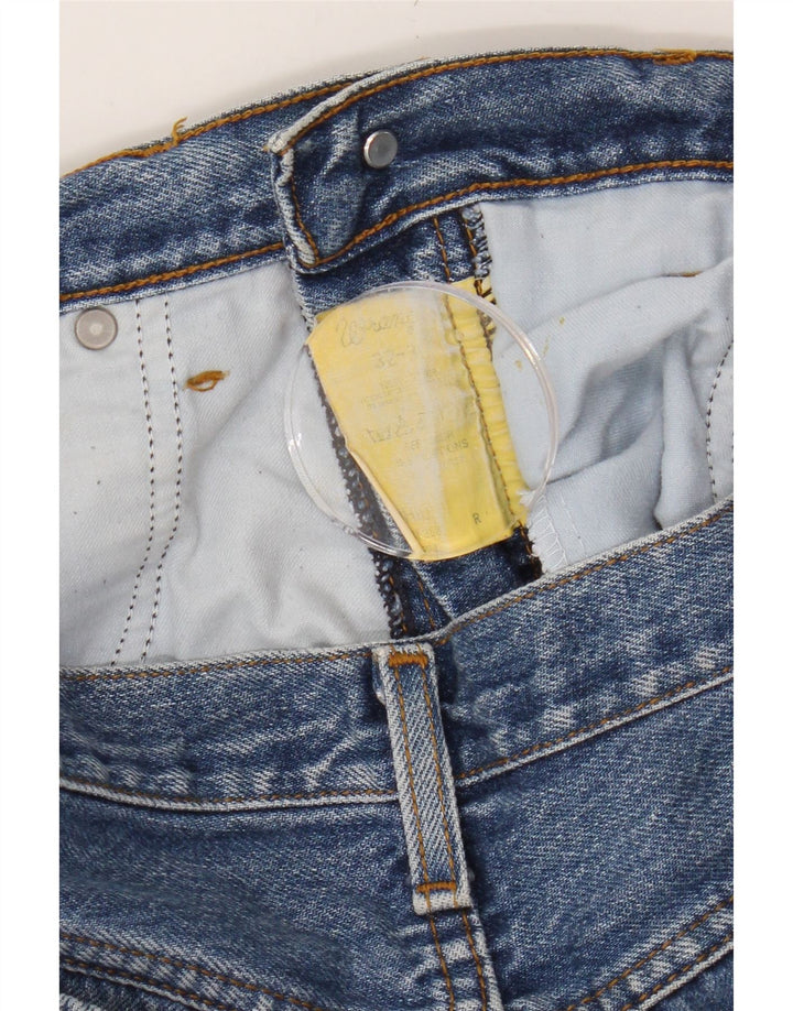 WRANGLER Mens Straight Jeans W32 L28 Blue Cotton Vintage Wrangler and Second-Hand Wrangler from Messina Hembry 