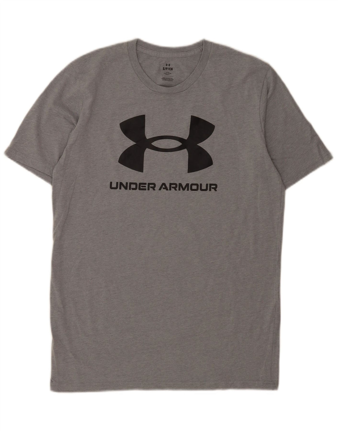 Under Armour Herre Grafisk T-Shirt Top Lille Grå