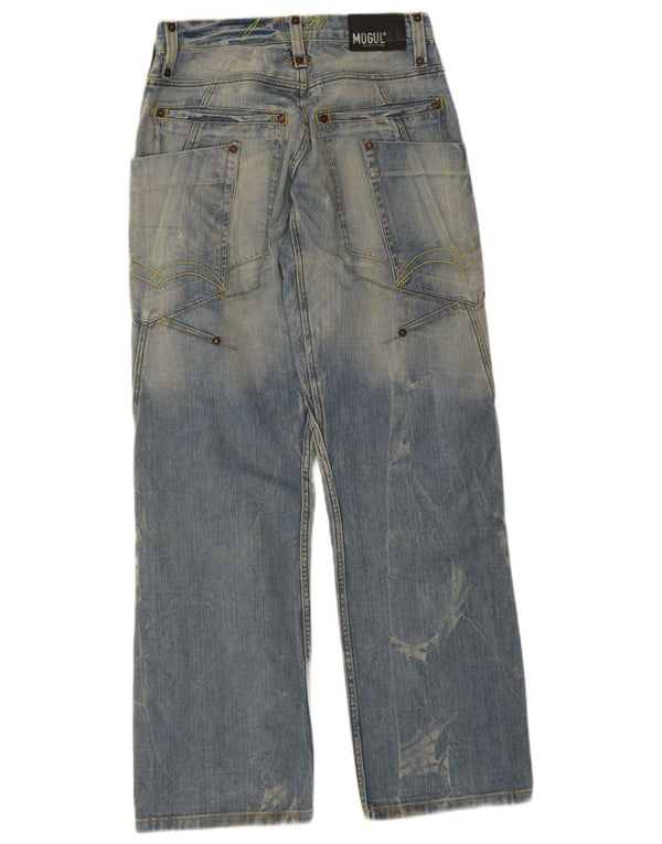 Mogul Herre Cargo Loose Jeans W28 L33 Blå Bomuld
