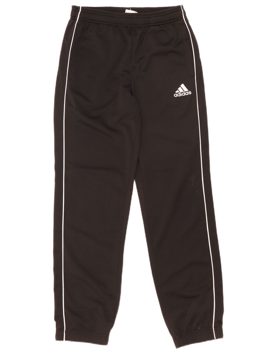 Adidas Drenge Træningsdragt Bukser Joggers 13-14 År Sort Polyester