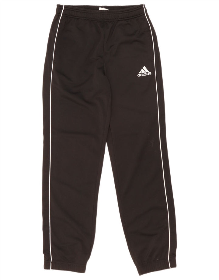 Adidas Drenge Træningsdragt Bukser Joggers 13-14 År Sort Polyester