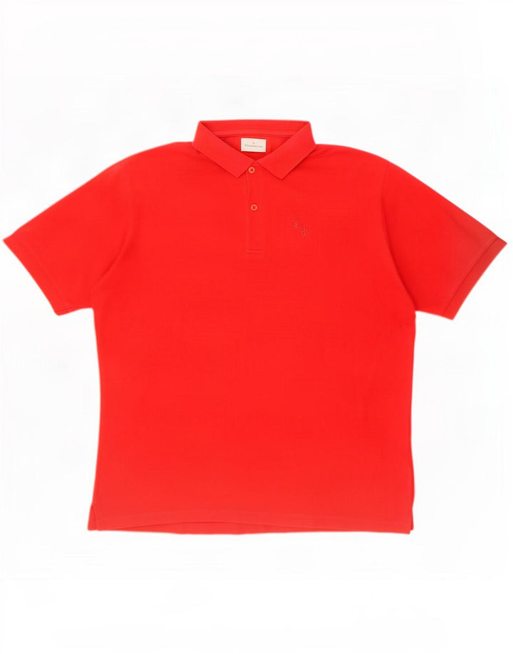 Trussardi Jeans Polo Shirt til mænd 2XL Rød Bomuld