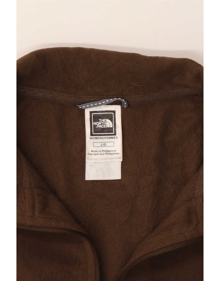 The North Face Dame Fleece Jumper med lynlås DK 16 Stor brun polyester